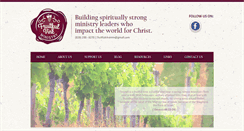 Desktop Screenshot of fruitfulvineministry.com